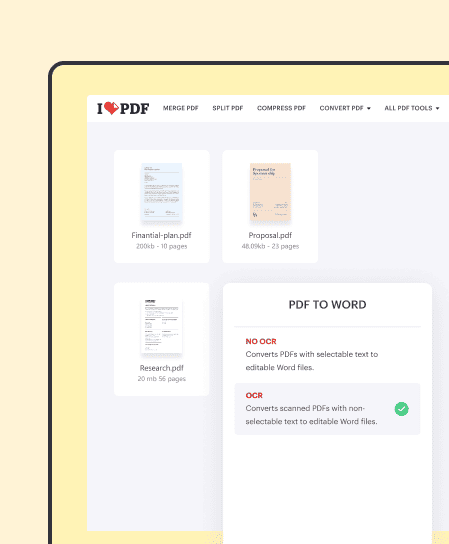 تحويل PDF وملفات أوفيس